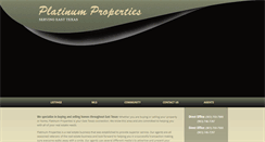 Desktop Screenshot of platinumpropertiestx.org